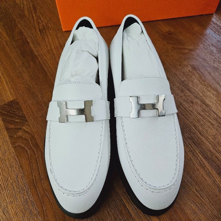 (全新品)HERMES樂福鞋epsom皮質-0