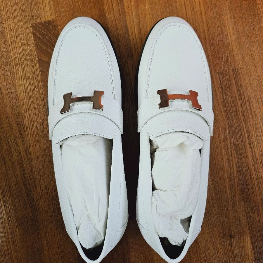 (全新品)HERMES樂福鞋epsom皮質-2