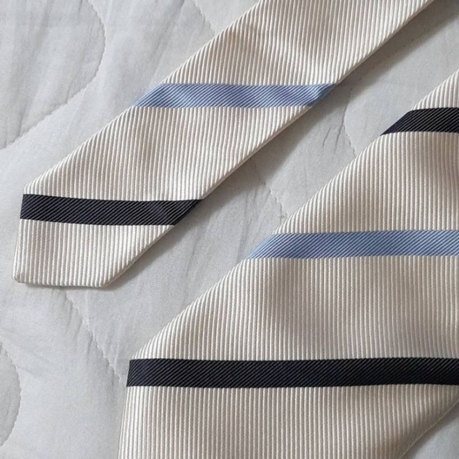 （日本製MIJ）絕版正品BURBERRY 博柏利 BLACK LABEL 黑標 戰馬 斜紋領帶-1