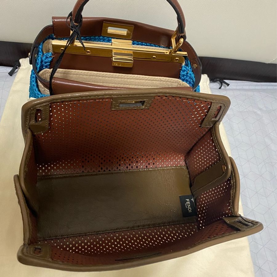 Fendi Peekaboo leather bag-9