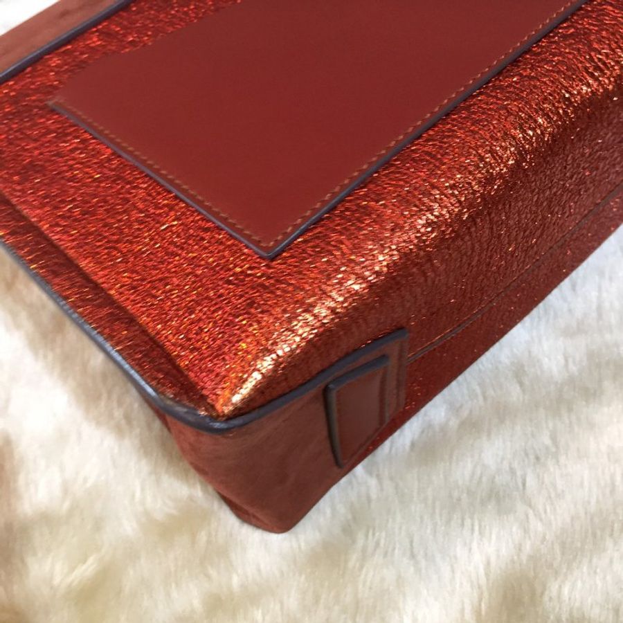 Anya Hindmarch 雙拼色 蝴蝶 二用包/肩背包/斜背包-5