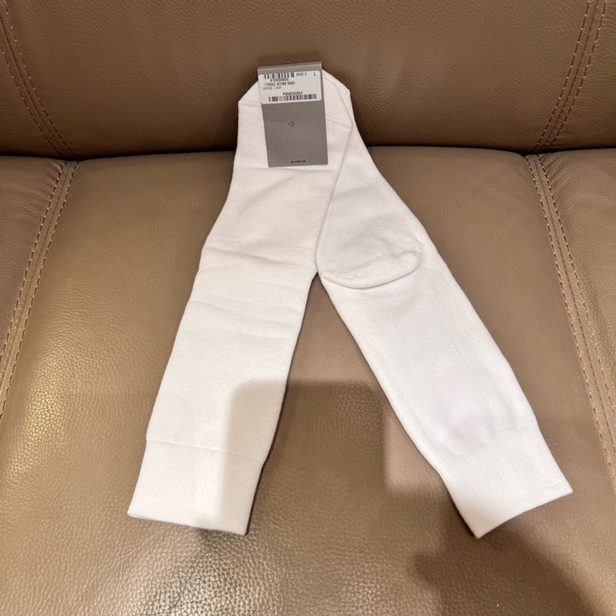 巴黎世家襪子🧦Balenciaga Men's Logo Socks in White-3