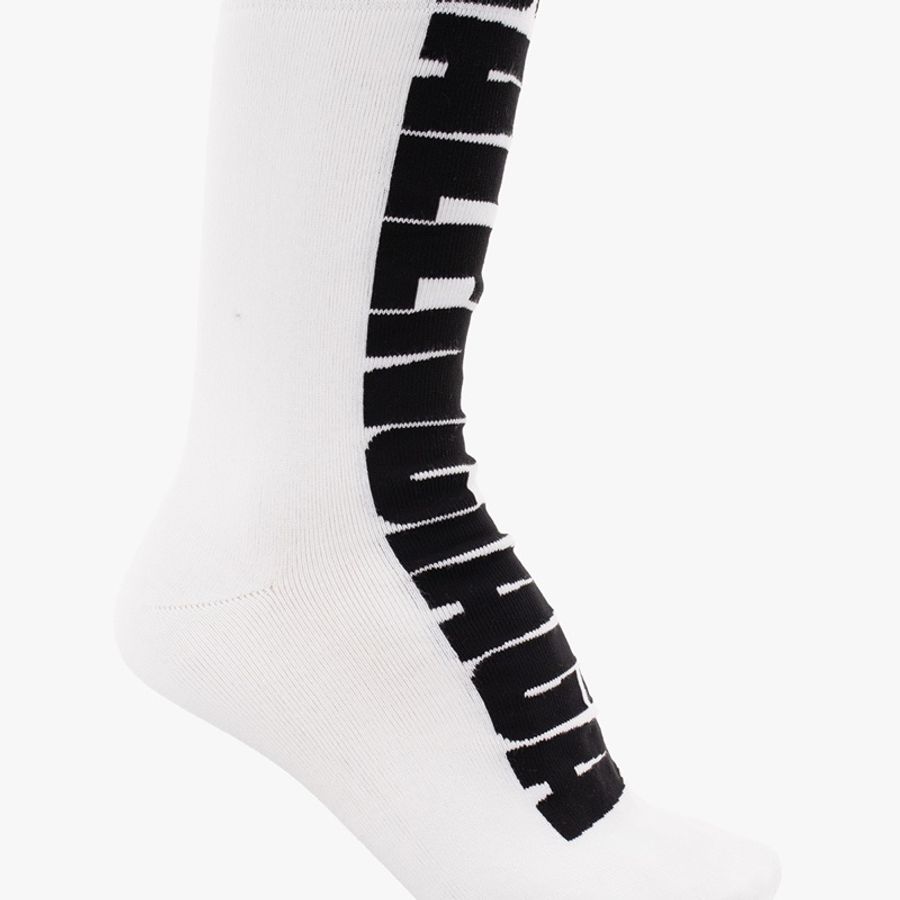 巴黎世家襪子🧦Balenciaga Men's Logo Socks in White-8