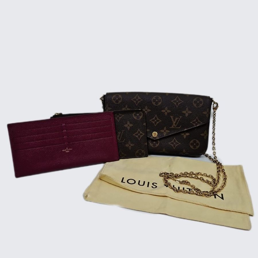 LV 三合一老花信封包(Felicie Pochette)-0