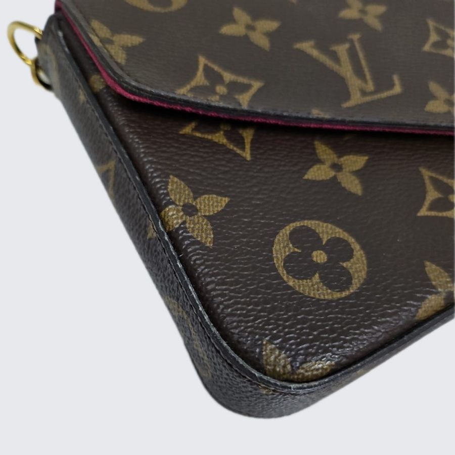 LV 三合一老花信封包(Felicie Pochette)-5