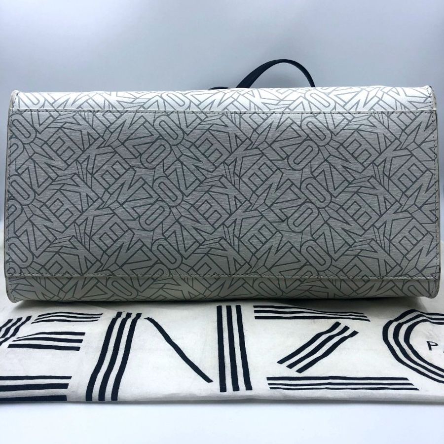 KENZO Flying 縷空包,高田賢三,KENZO Paris,設計款,時尚感,單肩包,托特包,手拿包,子母包,二手真品,正品,現貨【已售出】-8