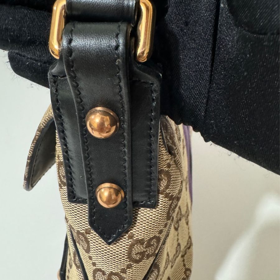 Gucci GG Horsebit bag with purple💜-24