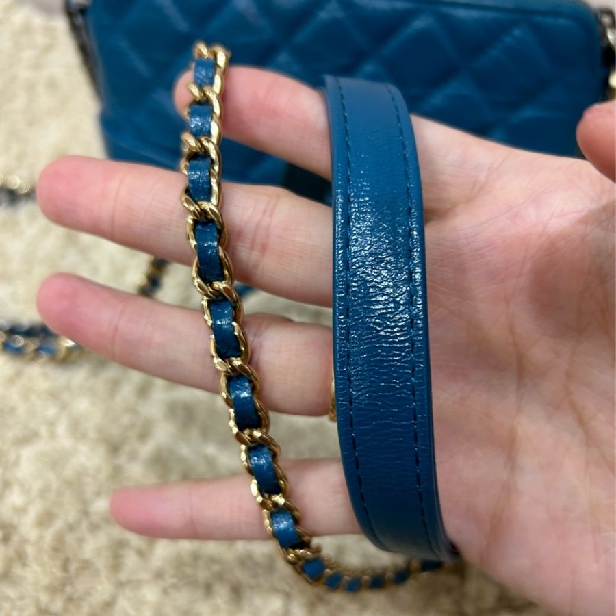 chanel woc 菱格紋流浪包woc mini gabriella woc-4