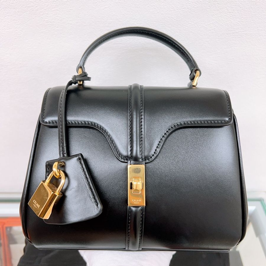 (❌已出) Celine mini 16 bag 黑色16迷你手柄包 單肩斜挎包-2