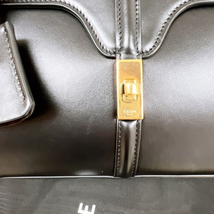 (❌已出) Celine mini 16 bag 黑色16迷你手柄包 單肩斜挎包-11