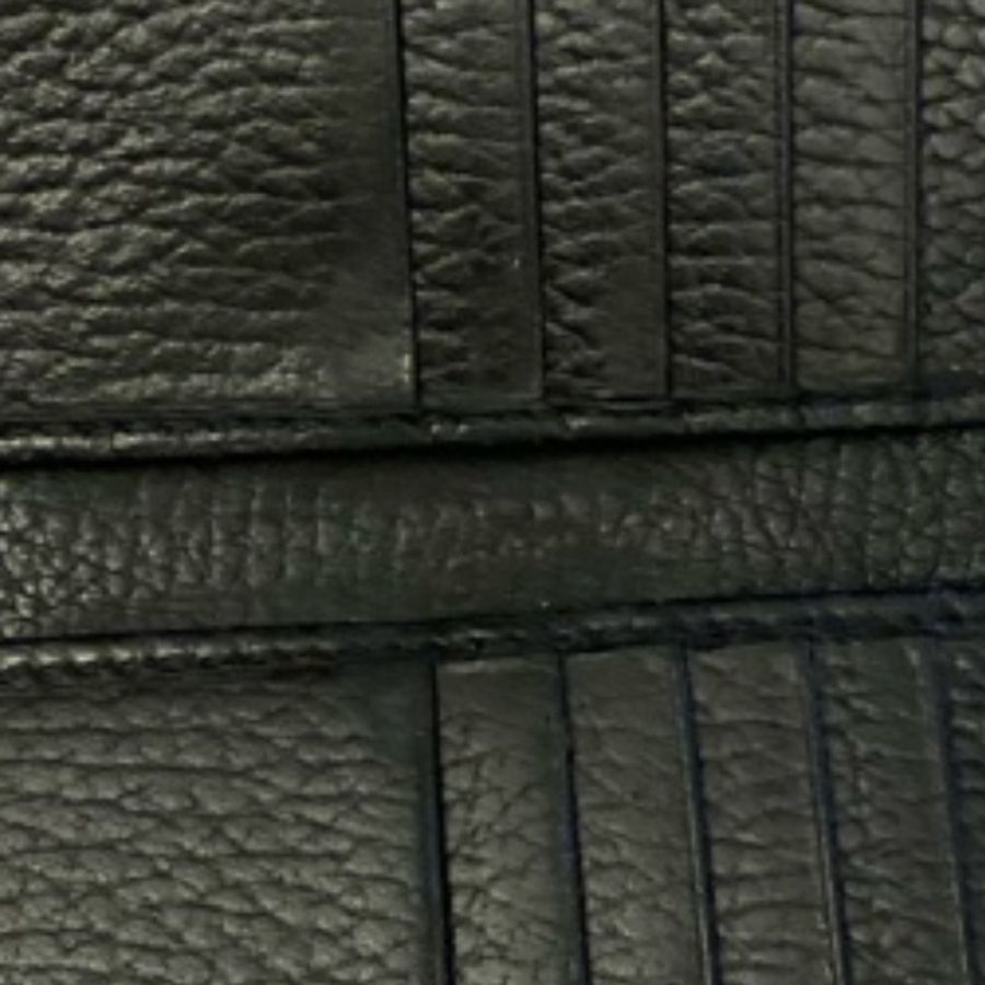 Gucci 黑金 零錢區 明顯使用痕跡 logo磨損使用痕跡 短夾 皮夾 卡夾-33