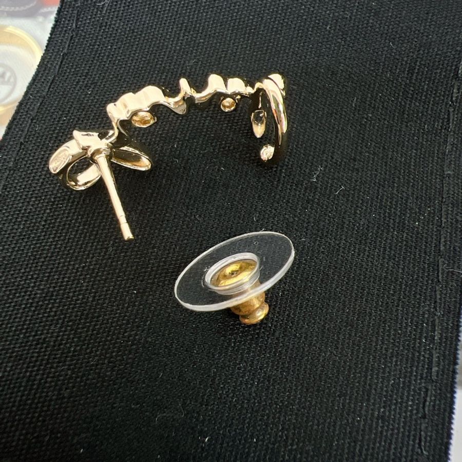 Chanel coco logo earrings 22p logo水鑽耳環-4