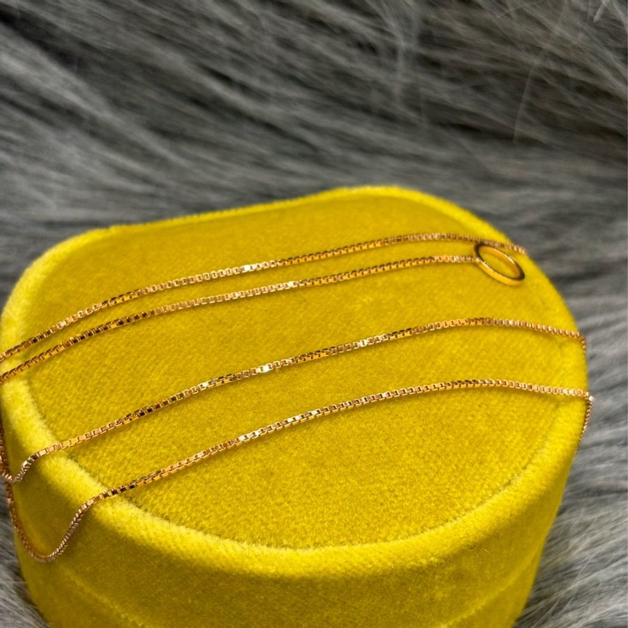 GUCCI 662110 LINK TO LOVE 750 18K金 玫瑰金 Y字鍊 項鍊 細鍊-7