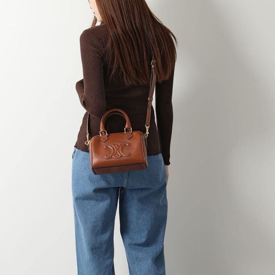 CELINE 小牛皮波士頓包-1