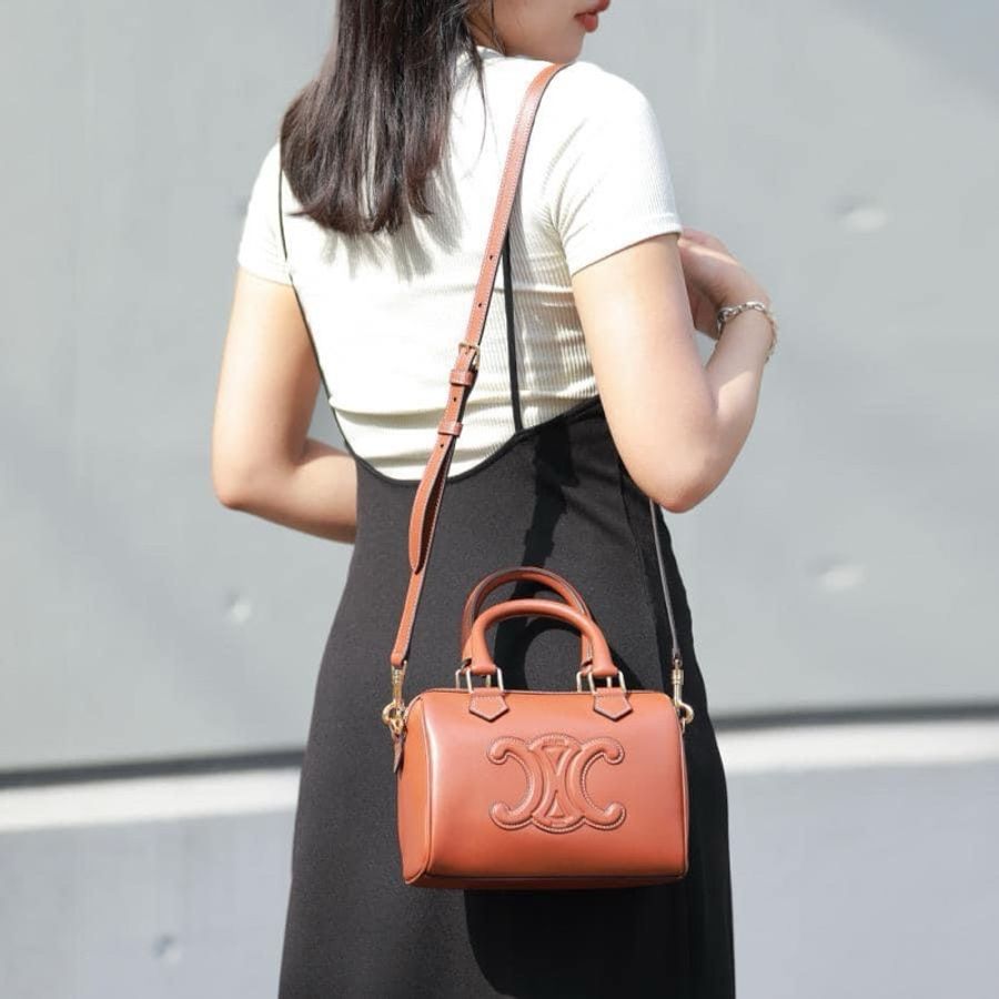 CELINE 小牛皮波士頓包-2