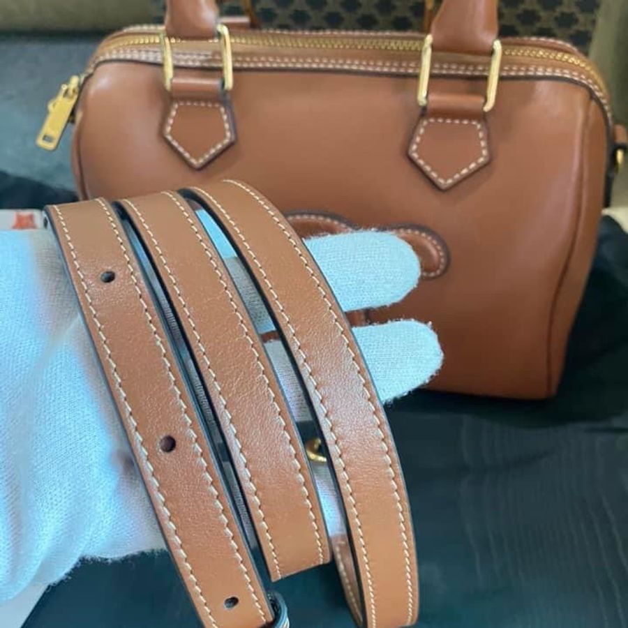 CELINE 小牛皮波士頓包-28