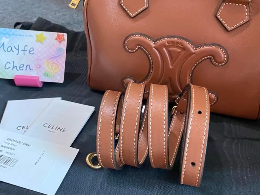 CELINE 小牛皮波士頓包-33