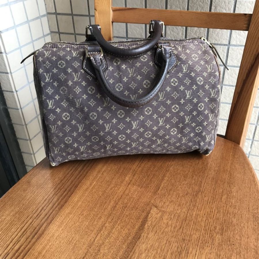 LV 路易威登 Louis Vuitton Monogram Mini Lin Speedy 30 Handbag Boston Bag 手提包 波士頓包 旅行包 旅行袋 皮夾 / 手拿包 / 錢包-1