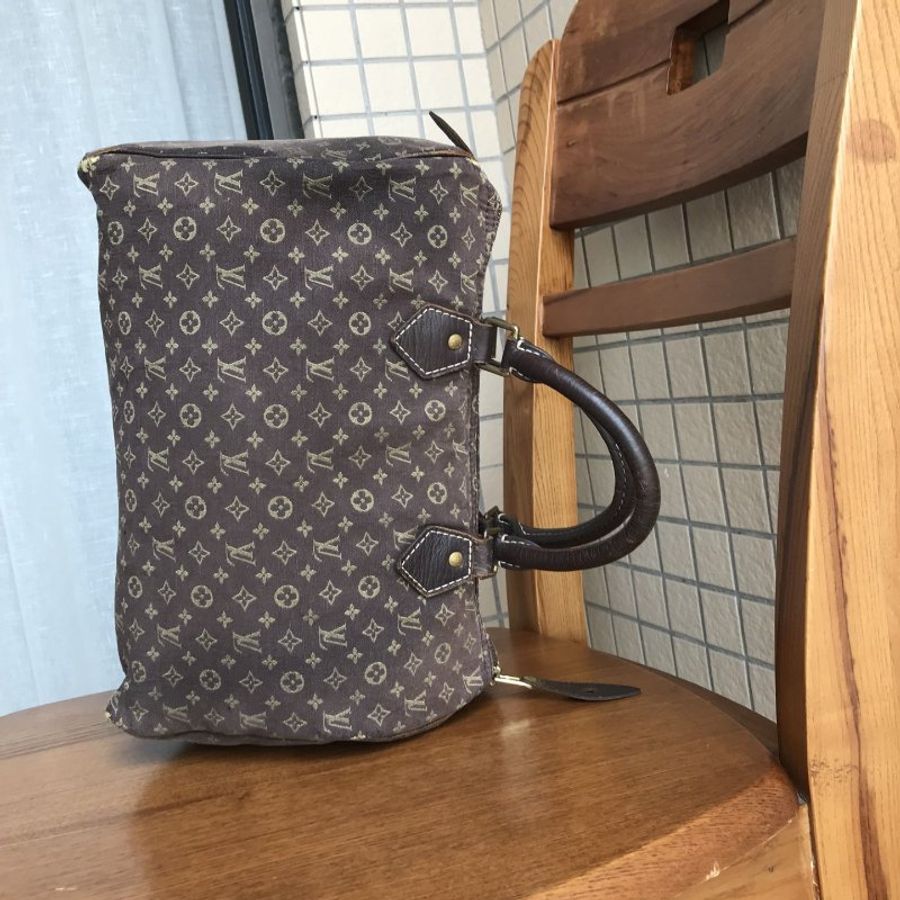 LV 路易威登 Louis Vuitton Monogram Mini Lin Speedy 30 Handbag Boston Bag 手提包 波士頓包 旅行包 旅行袋 皮夾 / 手拿包 / 錢包-4