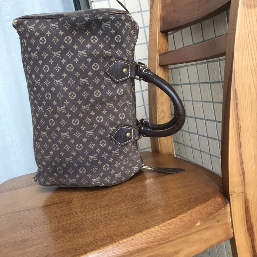 LV 路易威登 Louis Vuitton Monogram Mini Lin Speedy 30 Handbag Boston Bag 手提包 波士頓包 旅行包 旅行袋 皮夾 / 手拿包 / 錢包-13