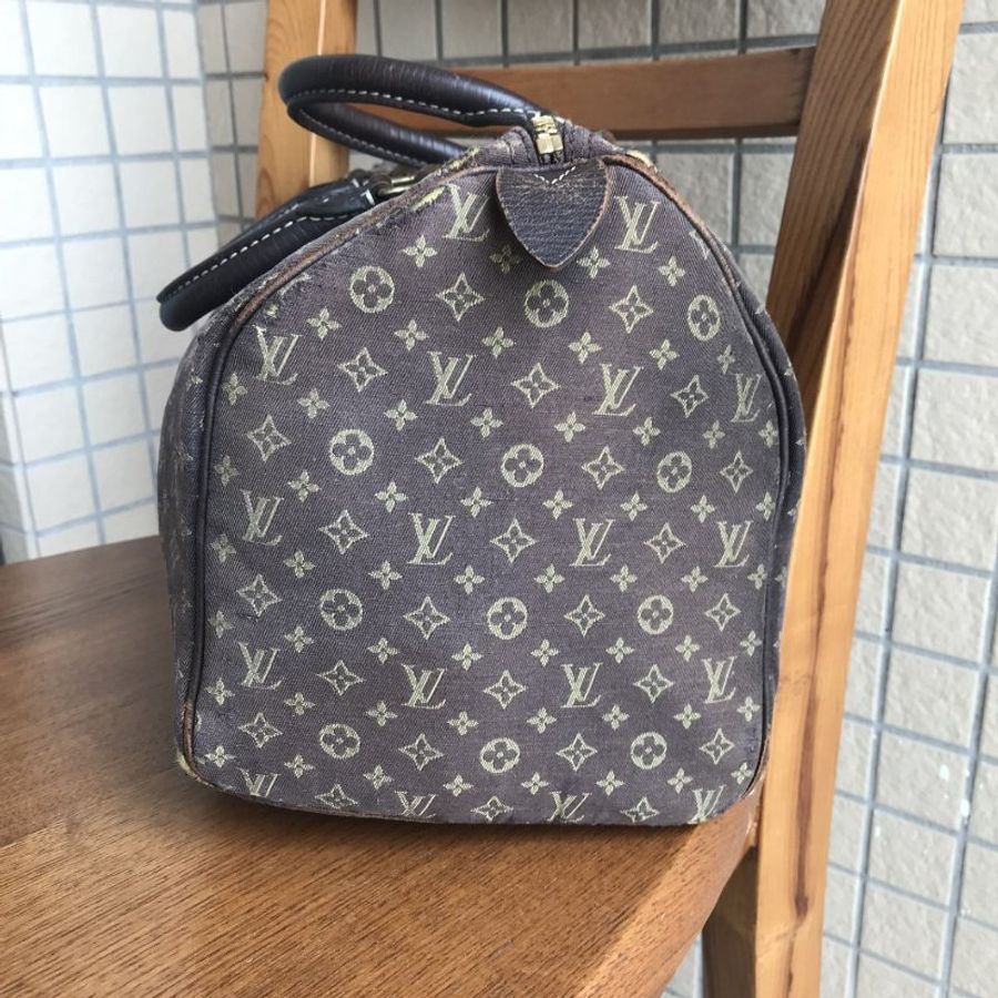 LV 路易威登 Louis Vuitton Monogram Mini Lin Speedy 30 Handbag Boston Bag 手提包 波士頓包 旅行包 旅行袋 皮夾 / 手拿包 / 錢包-18