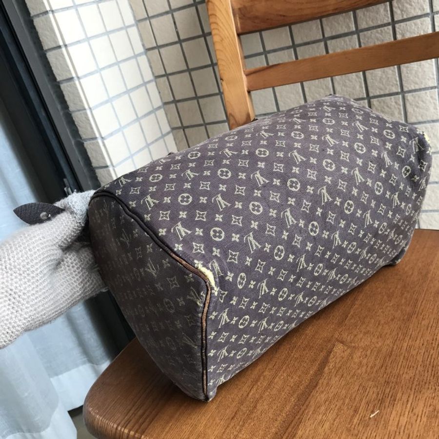 LV 路易威登 Louis Vuitton Monogram Mini Lin Speedy 30 Handbag Boston Bag 手提包 波士頓包 旅行包 旅行袋 皮夾 / 手拿包 / 錢包-19