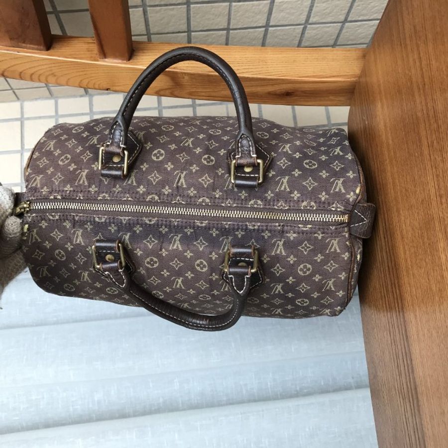 LV 路易威登 Louis Vuitton Monogram Mini Lin Speedy 30 Handbag Boston Bag 手提包 波士頓包 旅行包 旅行袋 皮夾 / 手拿包 / 錢包-23