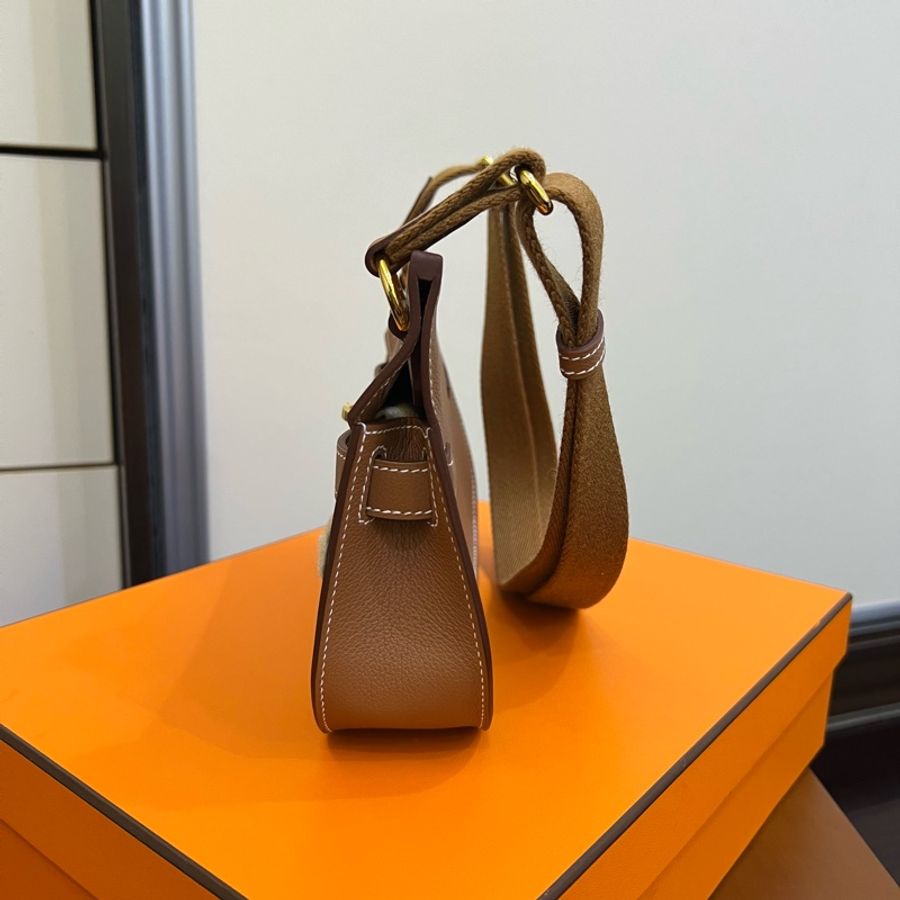 全新愛馬仕 迷你吉普賽 Hermes mini jypsiere 金棕!!!-1