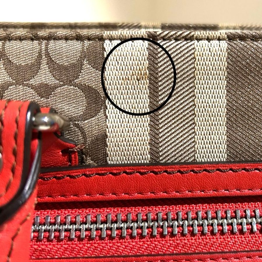 COACH 19915 LEGACY系列經典LOGO織布流蘇吊飾托特包-15