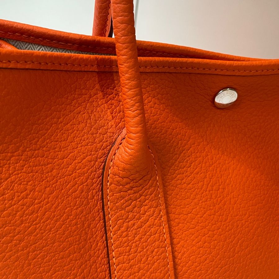 Hermes 橘色Garden Party 36-14