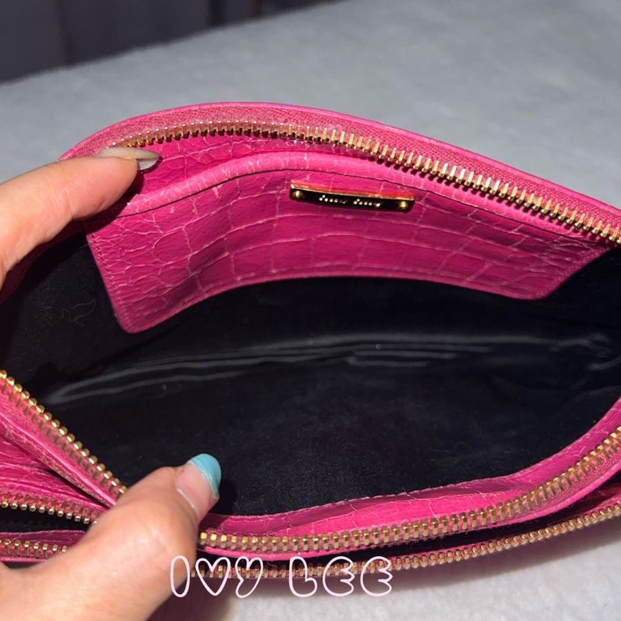 MIU MIU 可愛桃粉紅色 肩背包 斜背小包 金扣 二手精品-3