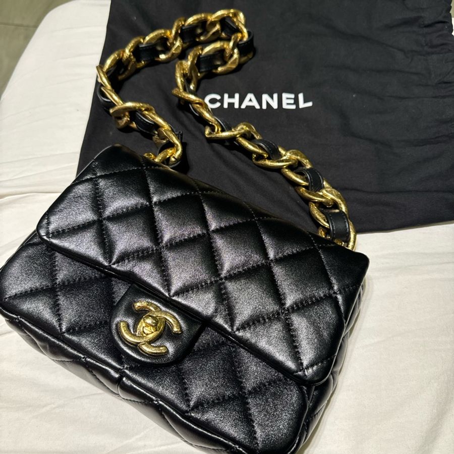 Chanel 粗鏈條方胖-2