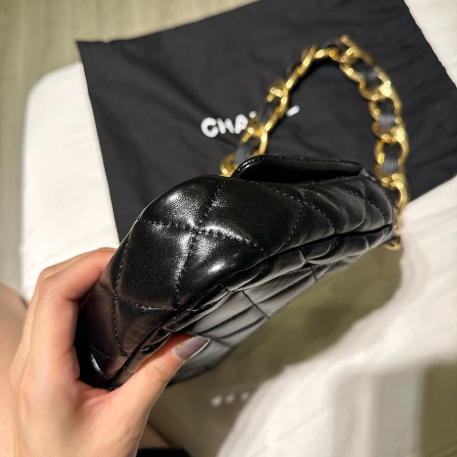 Chanel 粗鏈條方胖-10