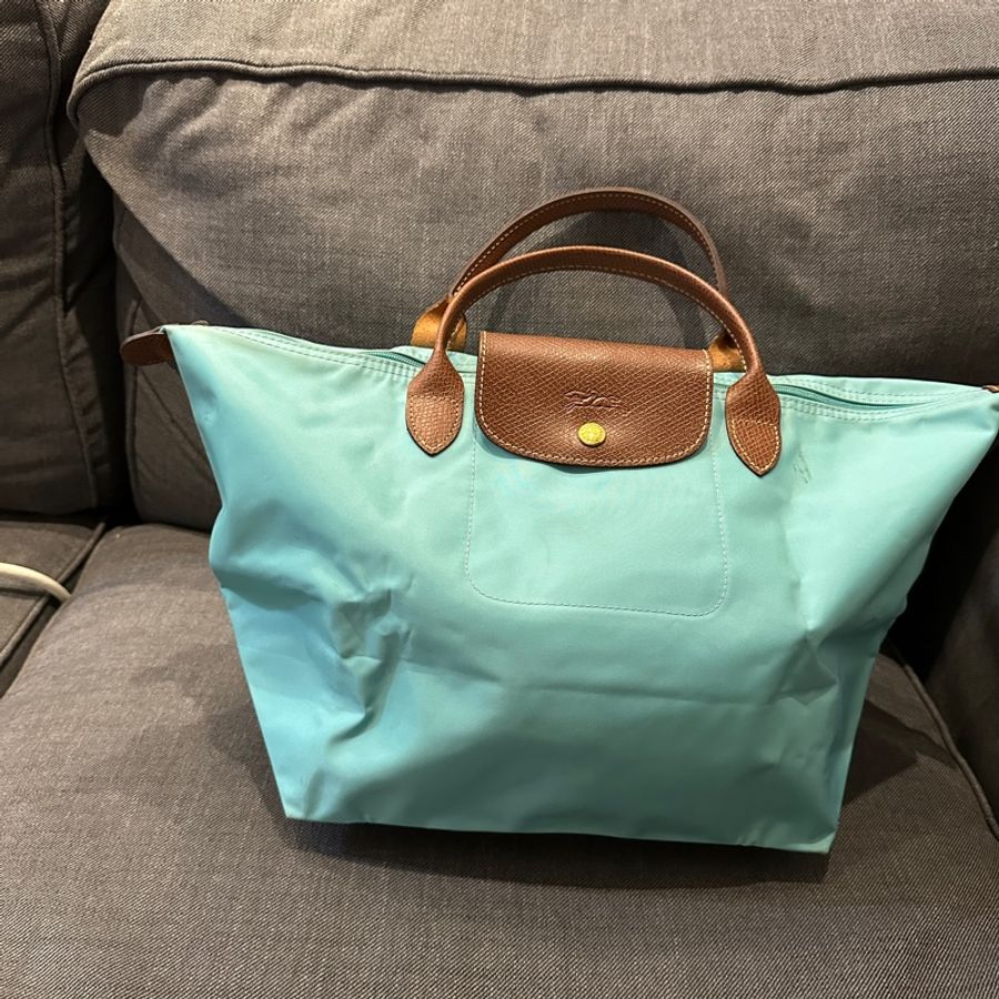 Longchamp 手提包 tiffany綠 特殊色-5