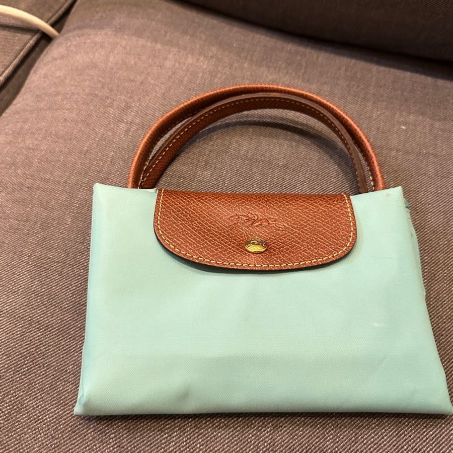 Longchamp 手提包 tiffany綠 特殊色-6