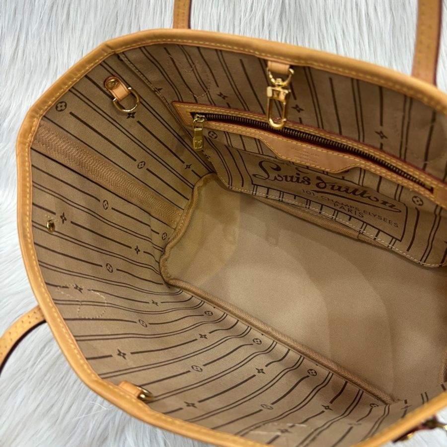 Louis Vuitton M40155老花Neverfull PM小號托特包-14