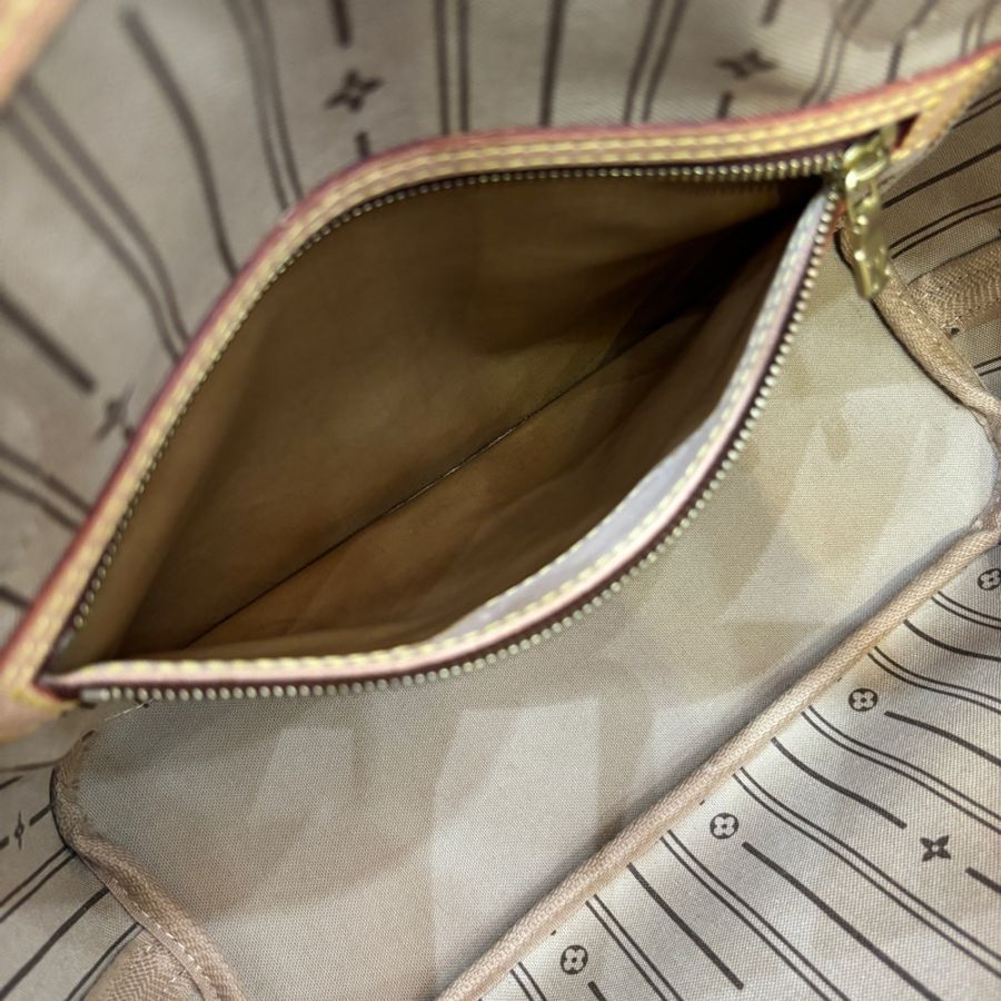 Louis Vuitton M40155老花Neverfull PM小號托特包-18