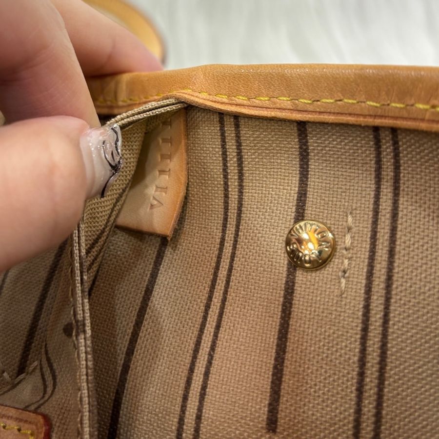 Louis Vuitton M40155老花Neverfull PM小號托特包-21