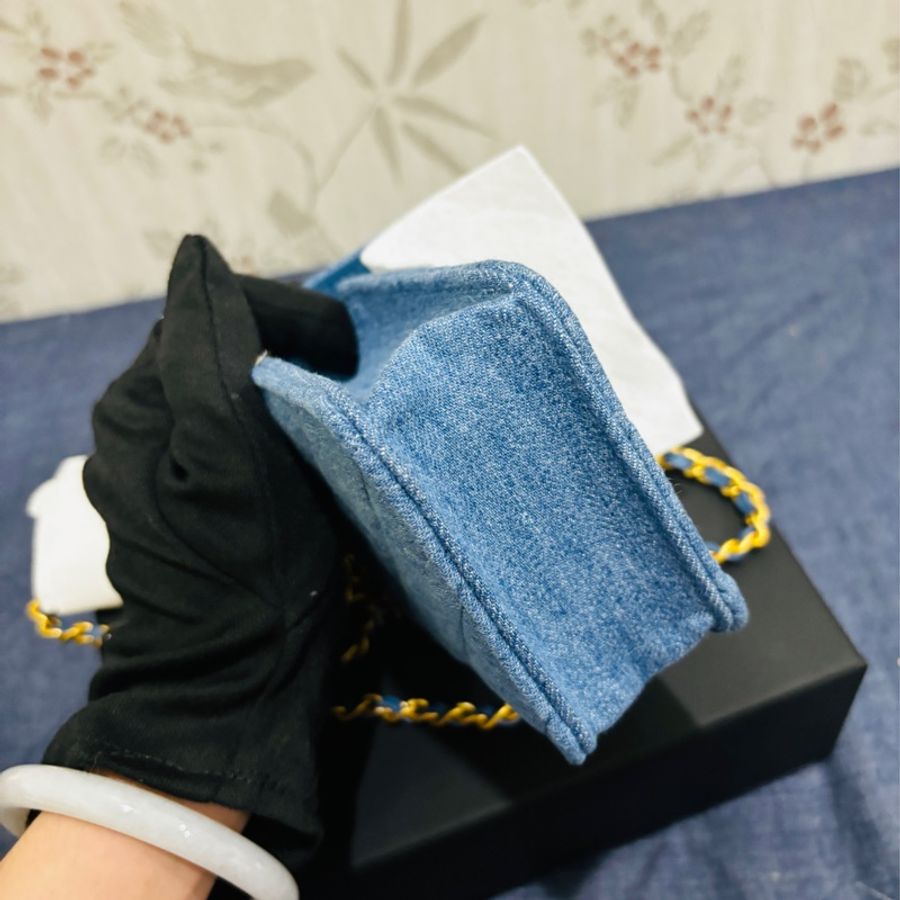 【哥吉拉精品時尚】Chanel VIP 限定牛仔包 全新離櫃品-10