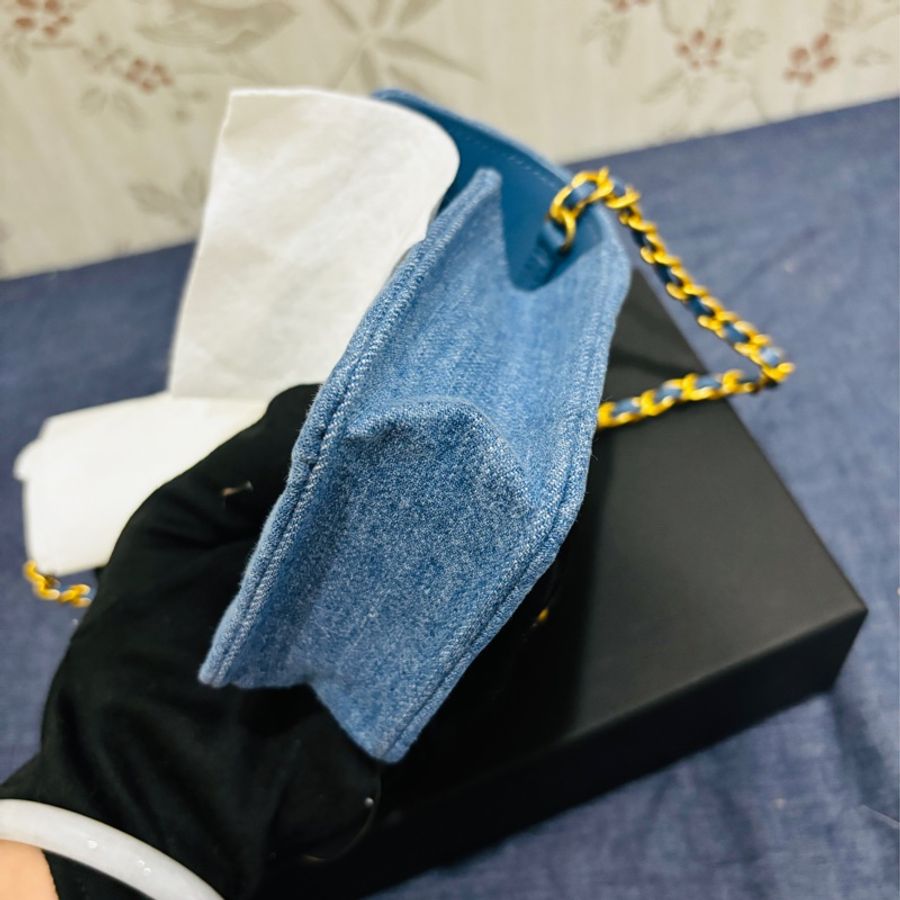 【哥吉拉精品時尚】Chanel VIP 限定牛仔包 全新離櫃品-11