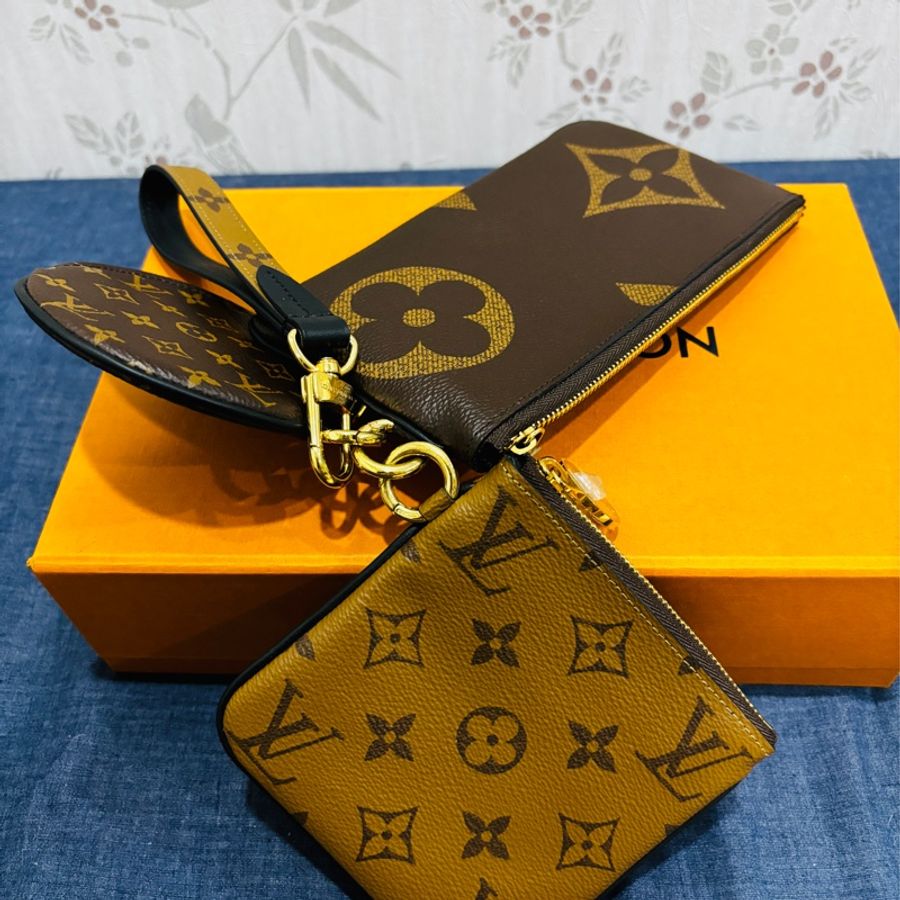【哥吉拉精品時尚】LV 路易威登三合一手拿包 全新膜未撕-0