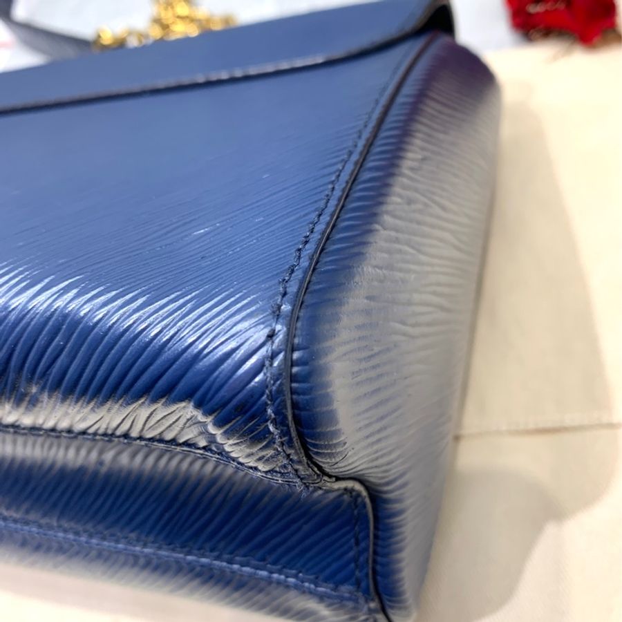 💙✨ LOUIS VUITTON路易威登|LV 中號TWIST EPI水波紋 海軍藍金 兩用包✨💙-8