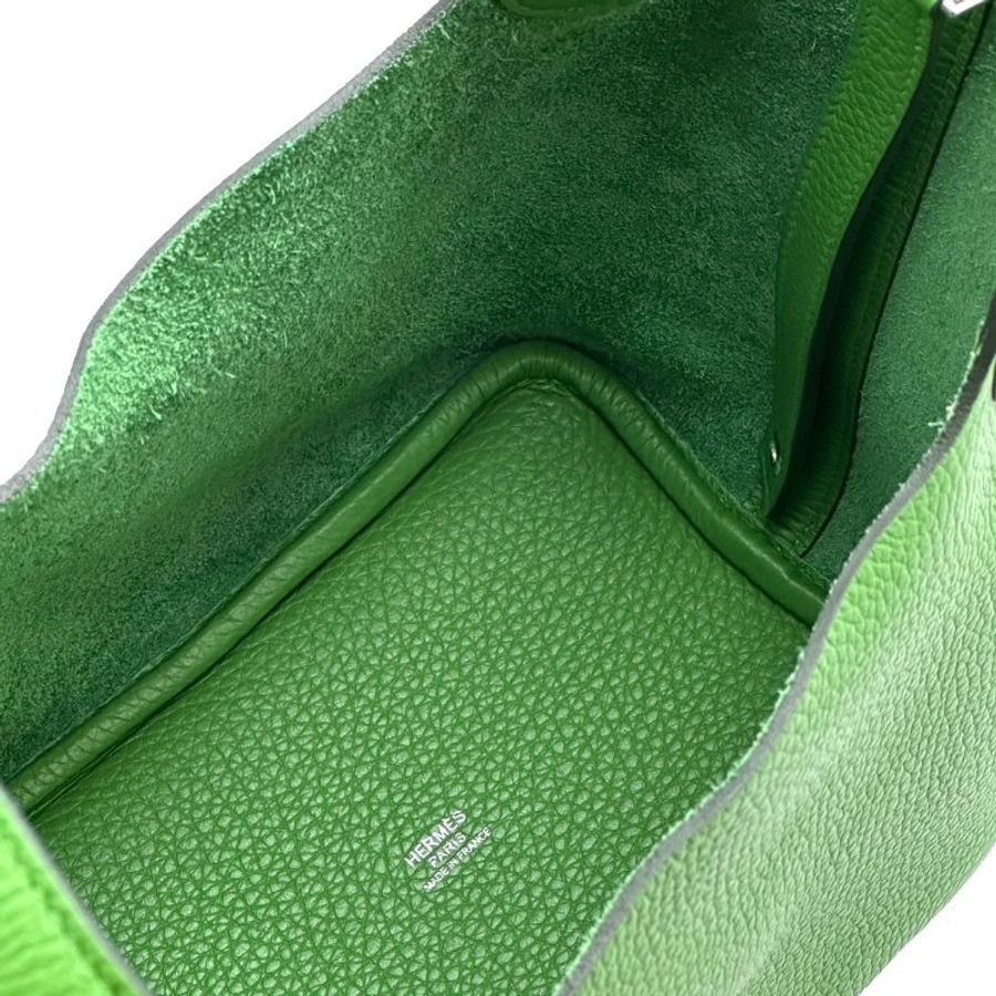 HERMES Picotin 18 - 絲蘭綠銀 B-2