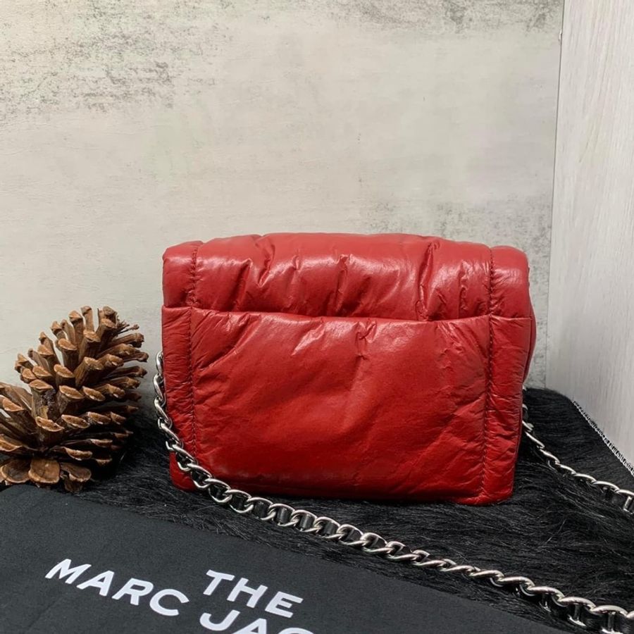 🔗Marc Jacobs MJ｜ The Pillow 枕頭包 紅黑 #MarcJacobs #MJ 🔗-2