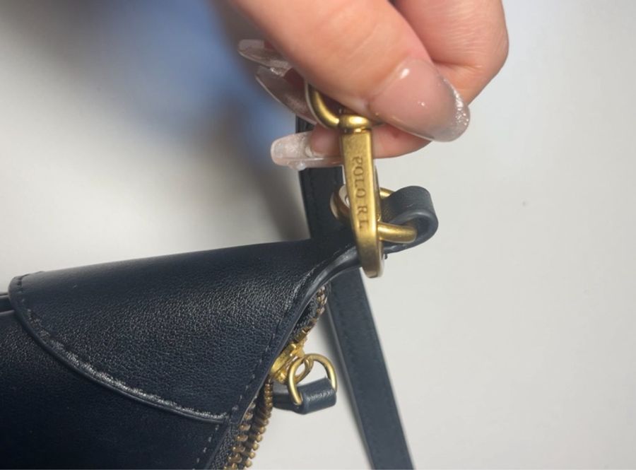 Ralph Lauren Polo ID Mini 可頌包 月牙包8.9成新-3