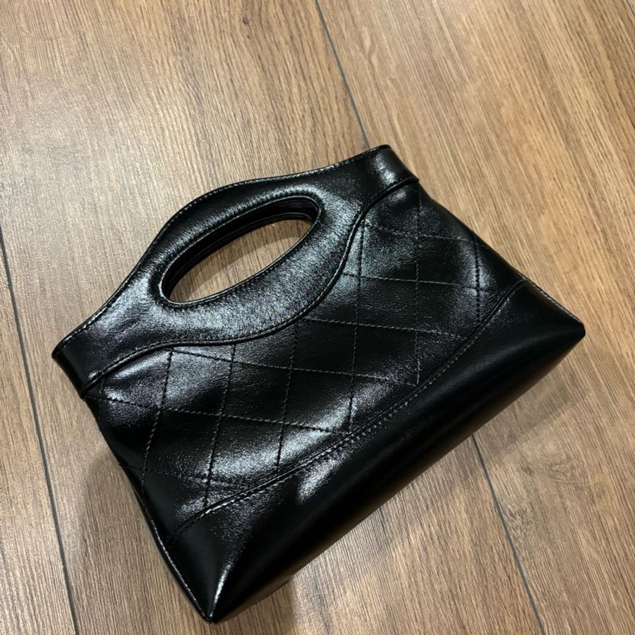 (2024爆款)🖤CHANEL 31 bag nano 黑色晶片款-6