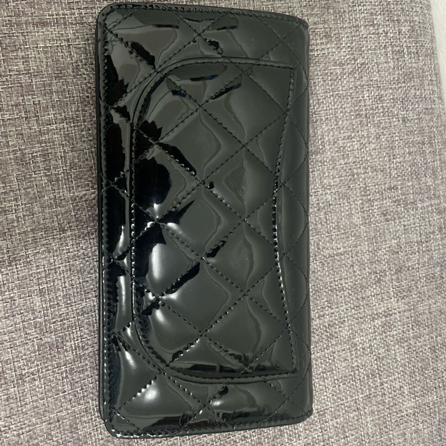 Chanel 漆皮銀包-3