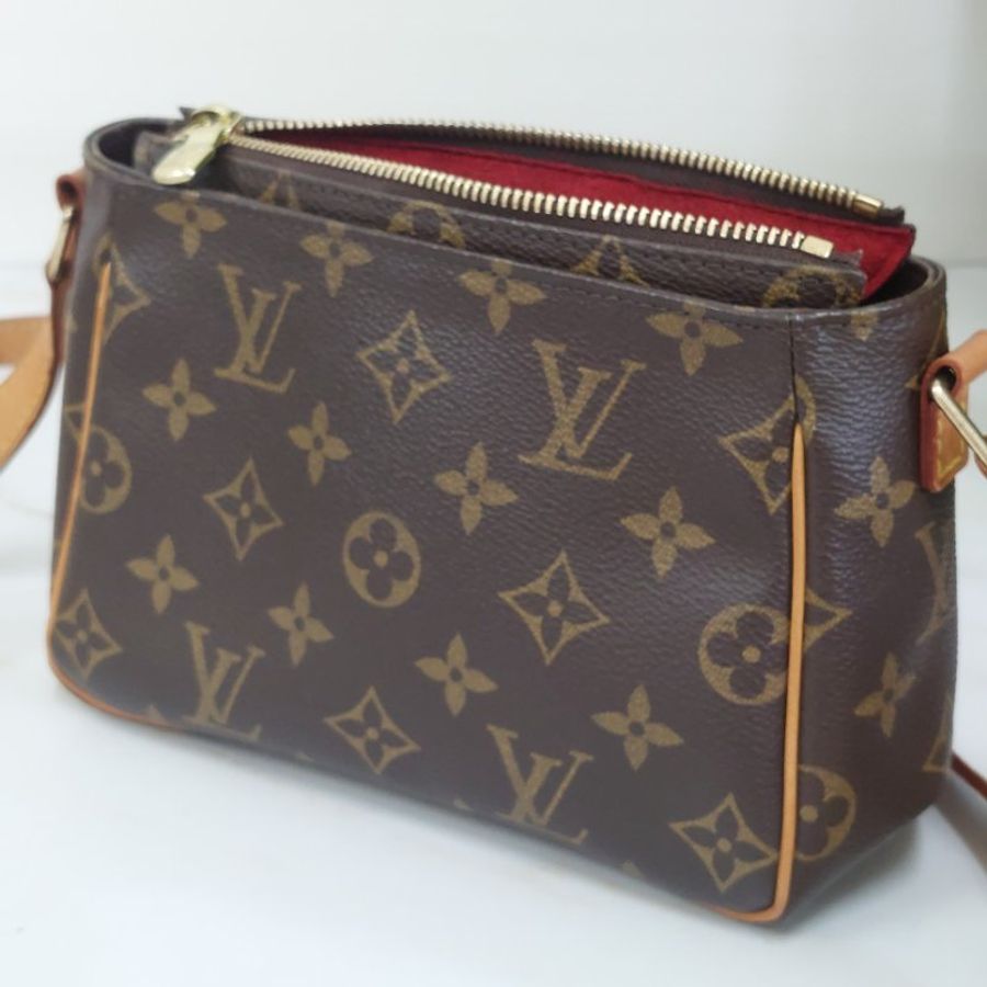 LV 路易威登 M51165 🌈現品拍照🌈斜背款 豆腐包 viva Cite~二手品(不議價)-32