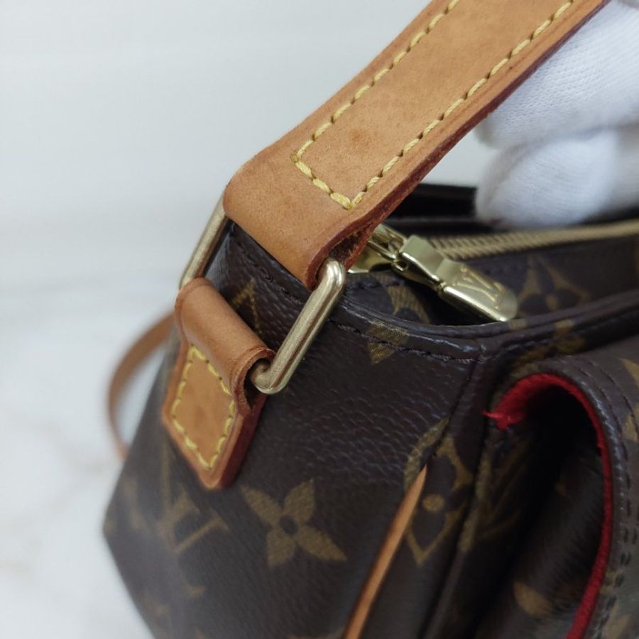 LV 路易威登 M51165 🌈現品拍照🌈斜背款 豆腐包 viva Cite~二手品(不議價)-65