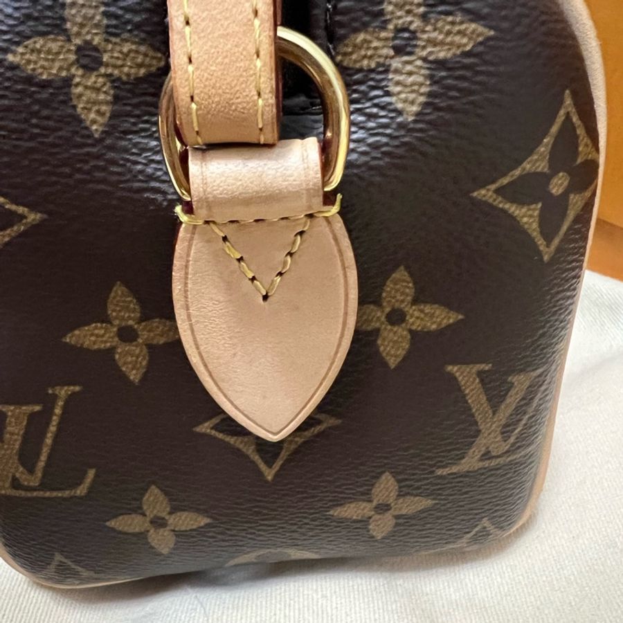 LV speedy 20 經典老花(不含絲巾)-7